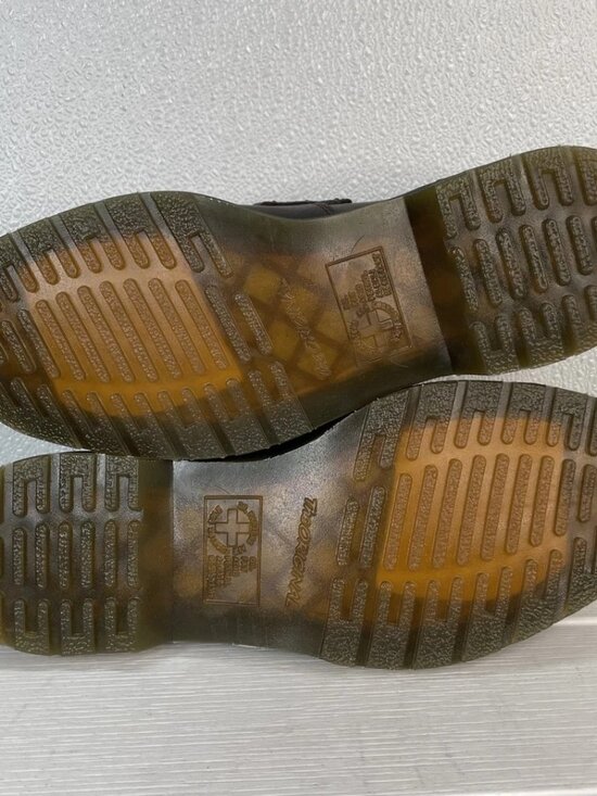 Dr Martens Unisex Size M10 W11 Adrian Crazy Horse Leather Tassel Loafers Brown